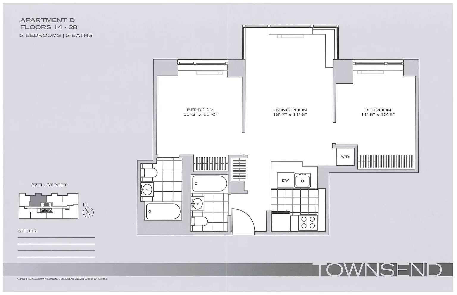 352 37th st, Manhattan, NY, 2 Bedrooms Bedrooms, 5 Rooms Rooms,2 BathroomsBathrooms,Apartment,For Rent,37th st,24,1259